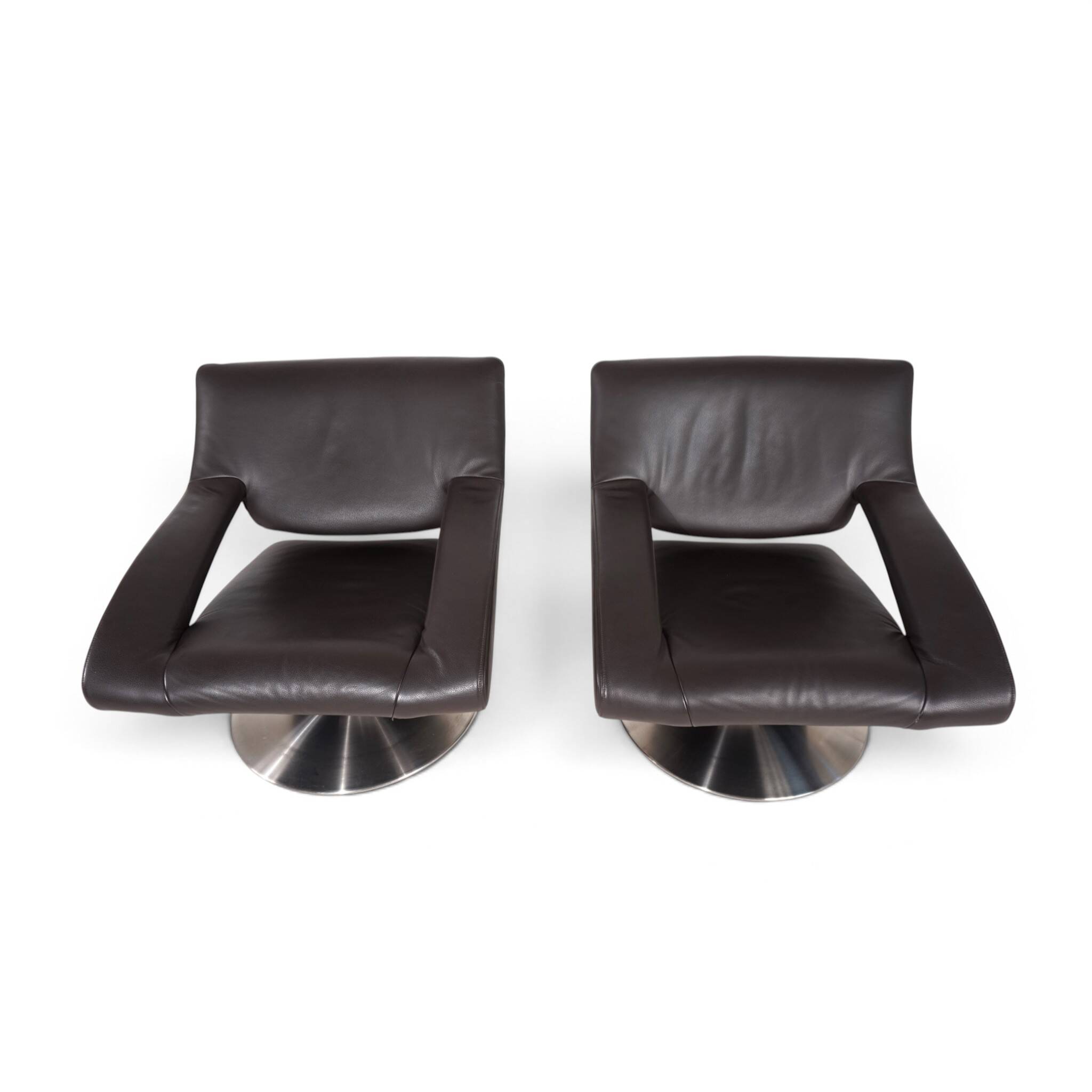 De Sede DS-255 Avantgarde Lounge Chair in Dark Brown Leather, 2000