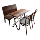 RARE - Antique bistro furniture set from the Belle Époque