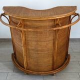Vintage rattan bar
