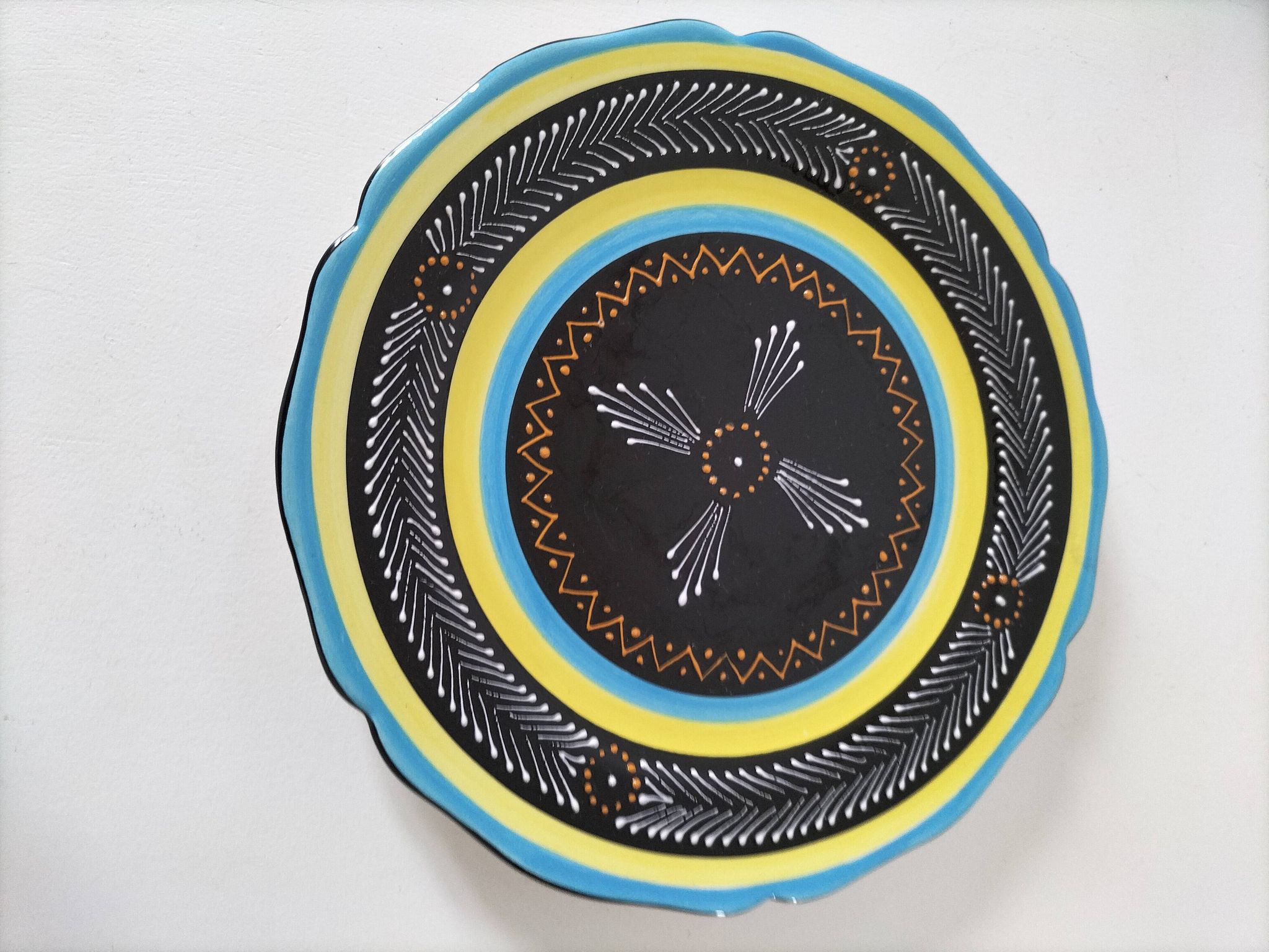 Assiette vintage HB Quimper