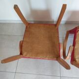 pair of moustache bridge chairs