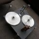 Chrome Wall lamp by Honsel Leuchten selected by Charlotte Perriand