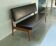 Sofa by Anonima Castelli in teak and skai, 1950s