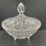 Crystal glass candy box