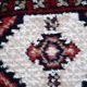 Vintage Persian carpet Hamadan handmade 40cm x 59cm 1970s