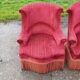 Paire de Fauteuils Crapaud Napolèon III