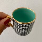 Set of 4 vintage cups Pralognan de Salins