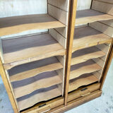 Double curtain wood binder