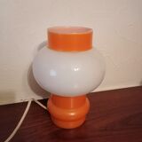 Opaline orange bedside desk lamp