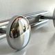 Vintage chrome metal coat stand