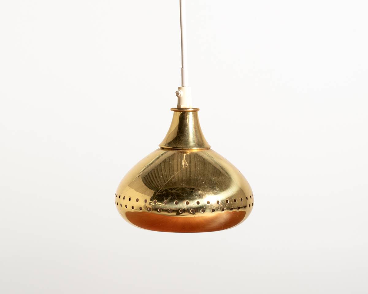 Brass pendant lamp by Scandi-Lamp, 1960s/70s