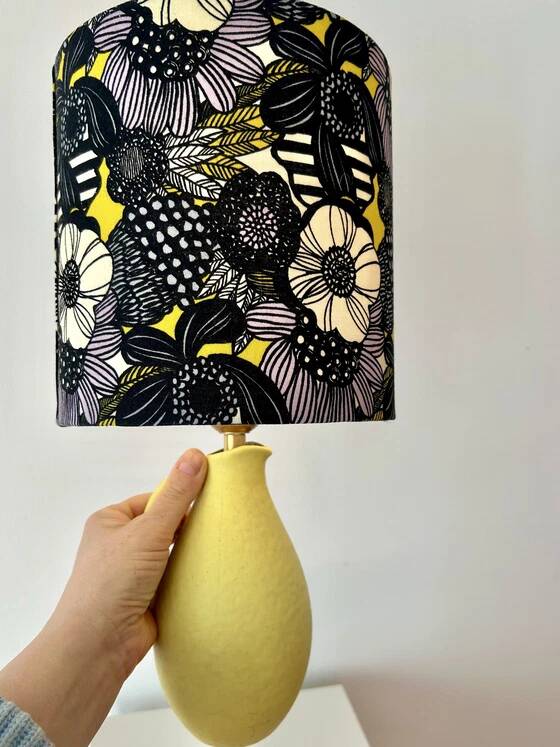 Charming 50s table lamp - cordless - suitable for outdoor use