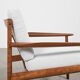 Midcentury Danish pair of easy chairs by Arne Vodder for Glostrup 1960s