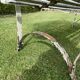 Banc vintage de jardin des années 60