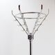 Vintage chrome coat rack with umbrella stand