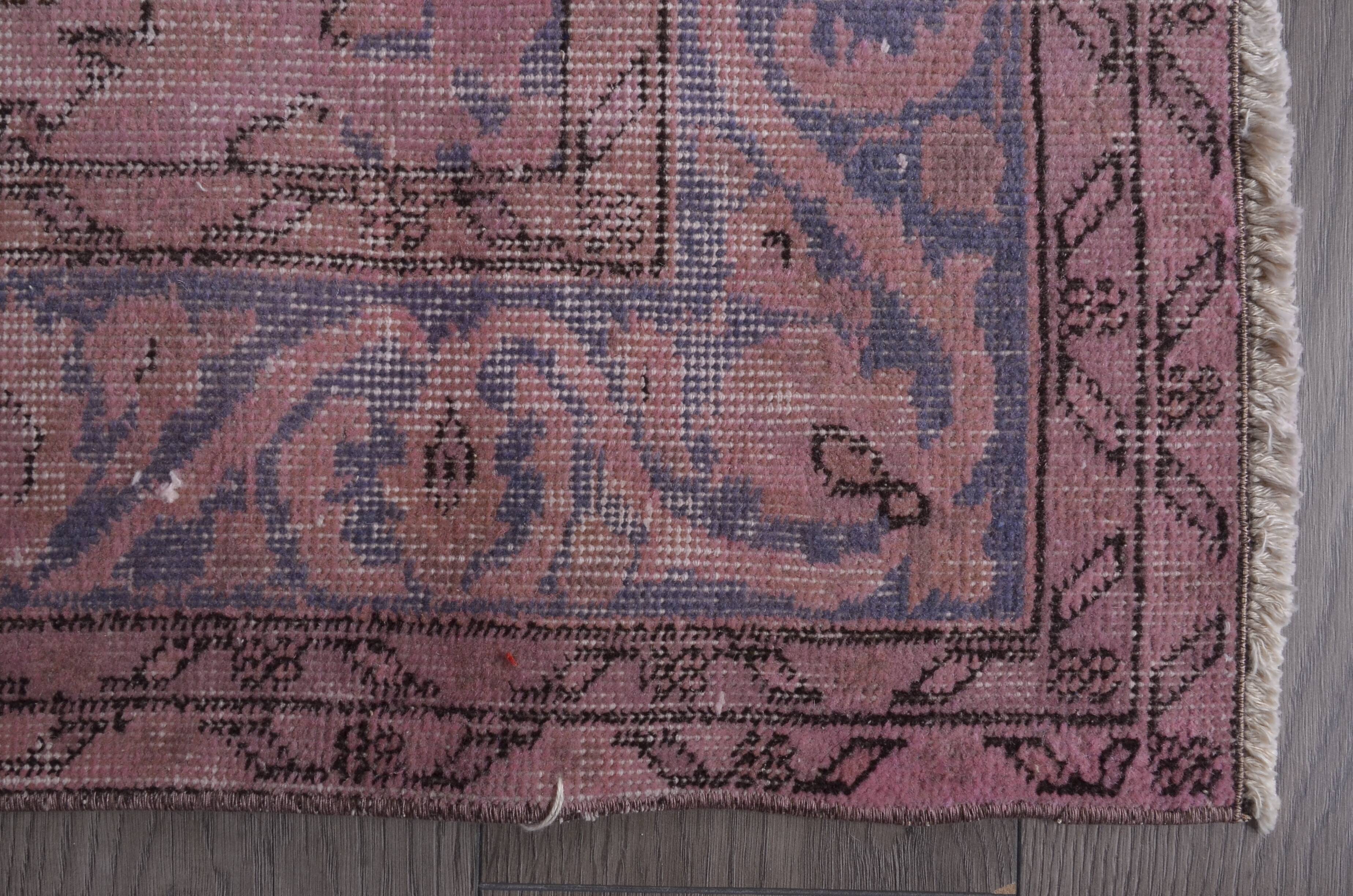 Pink Handknotted Decorative Rug sku 1917