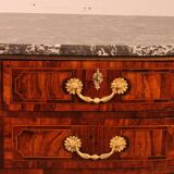 Dauphiné commode from the Louis XIV period in olive wood marquetry.