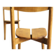 Paire de chaises "grain de café", France 1950