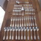Silver metal menagere 50 pieces