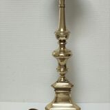 Lamp foot gilded bronze tripod height 50 cm