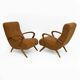 Attribute to Paolo Buffa Mid-century Modern Italian Bouclè Armchairs, Pair