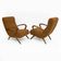 Attribute to Paolo Buffa Mid-century Modern Italian Bouclè Armchairs, Pair
