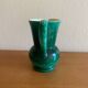 Green glazed ceramic carafe