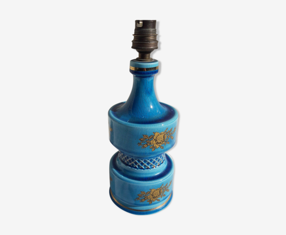 Blue lamp stand