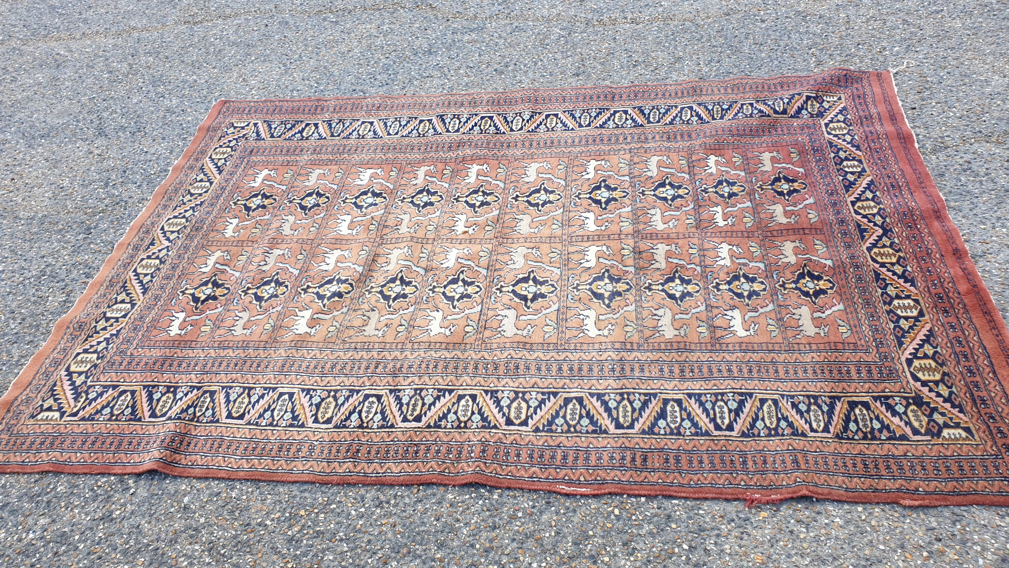 Oriental carpets silk wool