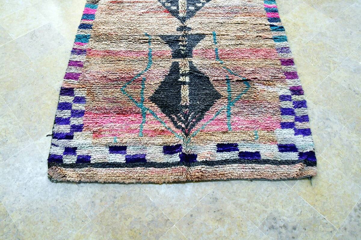Moroccan Berber rug Boujaad 203 x 160 cm pink