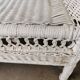 Wicker bench, rattan
