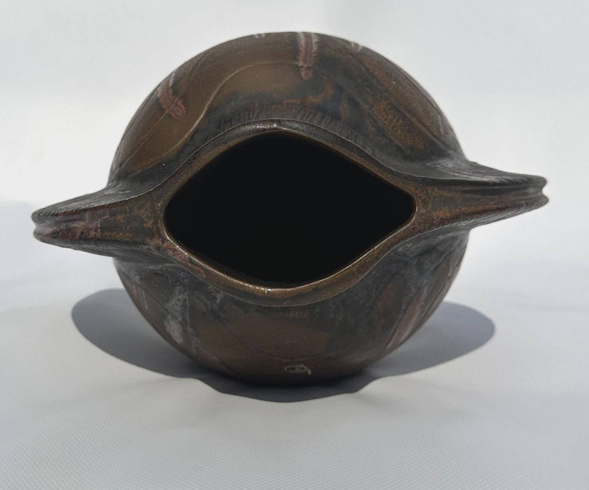 Vase totem en céramique de studio de Fritz van Daalen, années 1960-70.