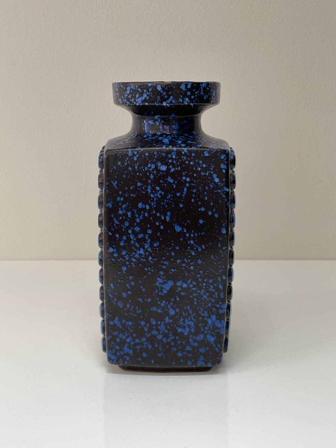 • Brutalist ceramic vase West Germany 1970s