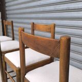 Set of four brutalist chairs 1950