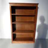 Vintage oak open bookcase