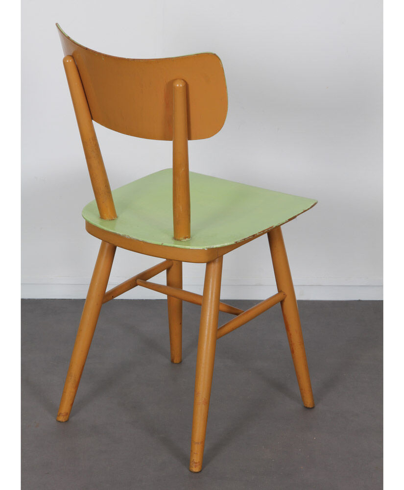 Paire de chaises vertes pour Ton, 1960