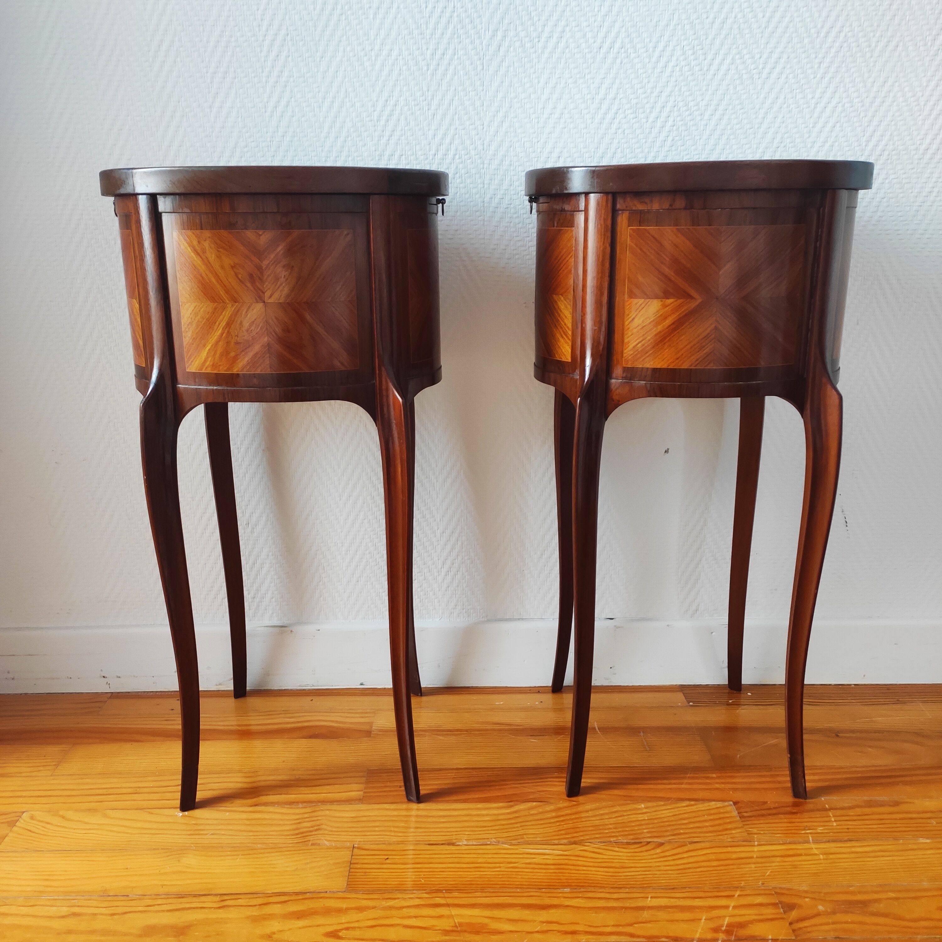 Pair of Louis XV style bedside tables