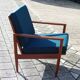 Fauteuil danois vintage en teck de john boné 1950
