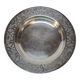 Empty Pocket Bowl Old Art Deco Bouille Plate In Silver Metal