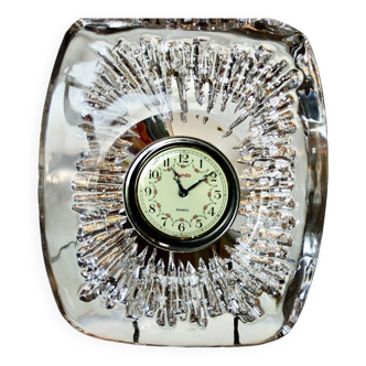 CRYSTAL CLOCK FROM MAISON DAUM GOOD CONDITION