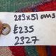 Old Turkish narrow Kilim Runner 283x51 cm shabby chic, vintage kelim