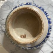 Ancient large Moroccan tarbouche dish from the 19th century.