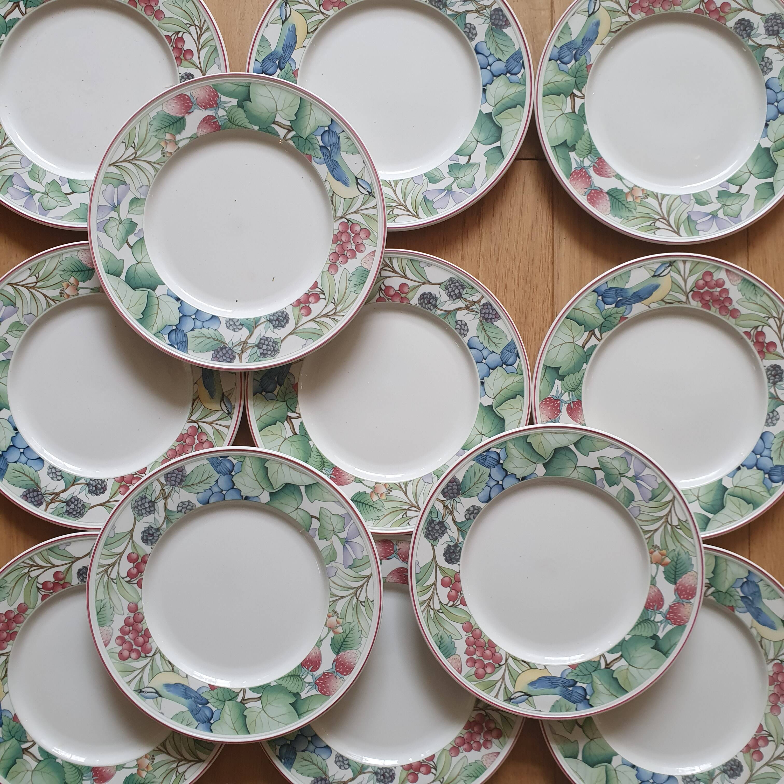 12 dessert plates Villeroy and Boch Catalina