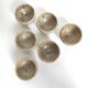 Set of 6 vintage stoneware egg cups