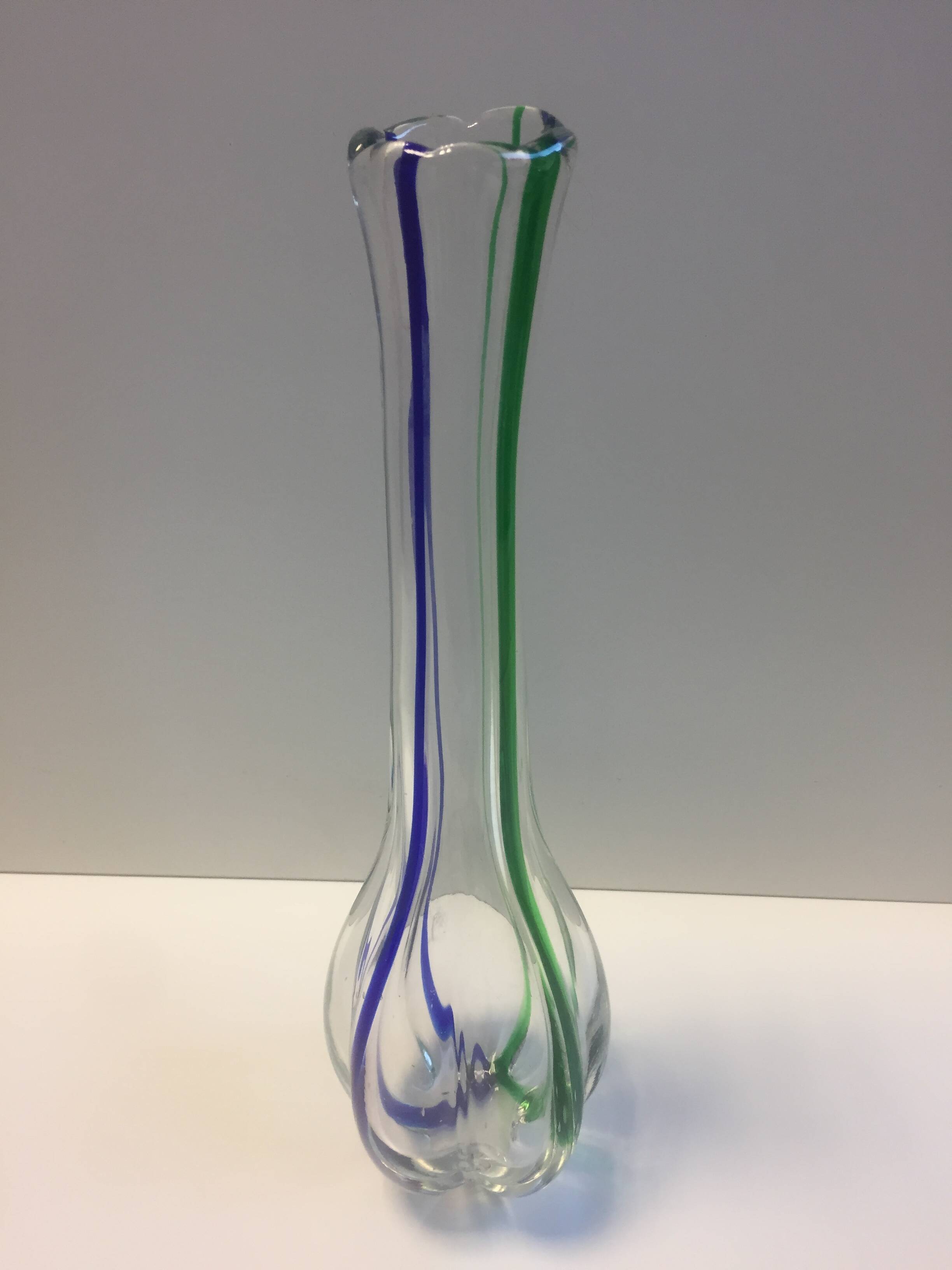 Soliflore Italian Vase Murano Glass Design ARCHIMEDE SEGUSO Vintage 1960 / 1970