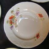 6 dessert plates st amand nord hamage - terre de fer