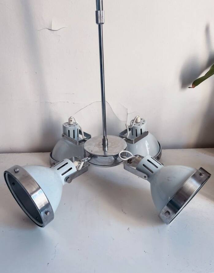 Vintage 4-spot pendant light – Space Age 1970s design