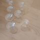Lot de 7 verres cristal