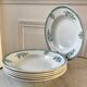 Lot of 6 hollow plates Terre de Fer Saint-Amand late nineteenth
