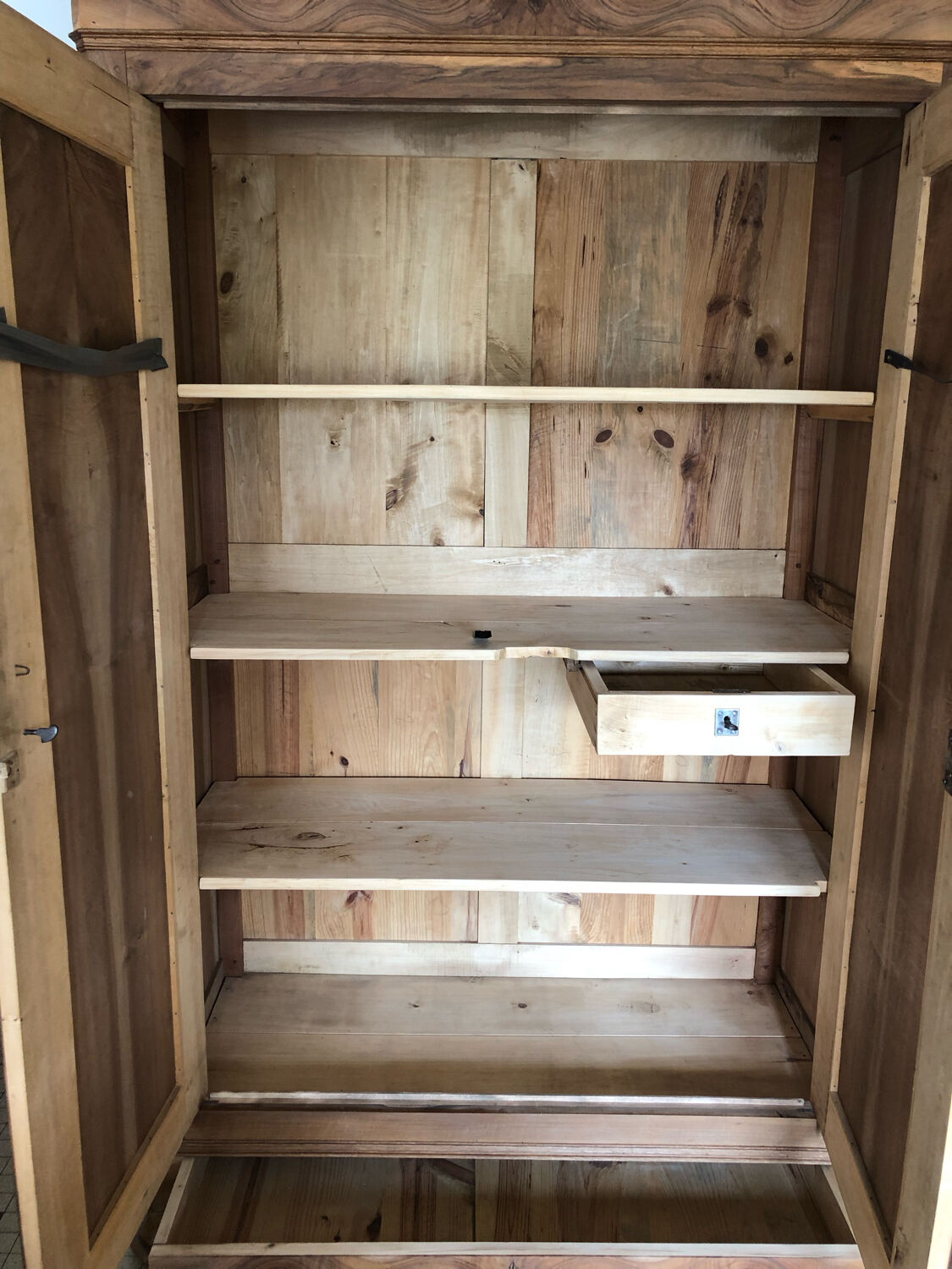 Louis Philippe walnut wardrobe